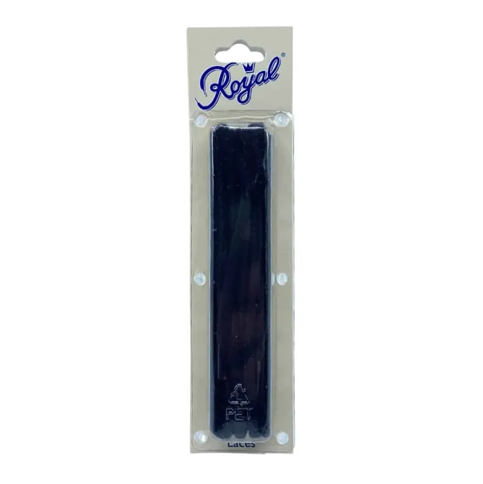 Royal Rund Snørebånd Sort 150 cm